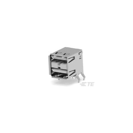Te Connectivity RECP ASSY  R/A  STACKED  THRU-HOLE  USB 5787617-3